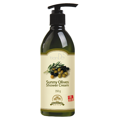 Krémový sprchový gel „Slunečné olivy“