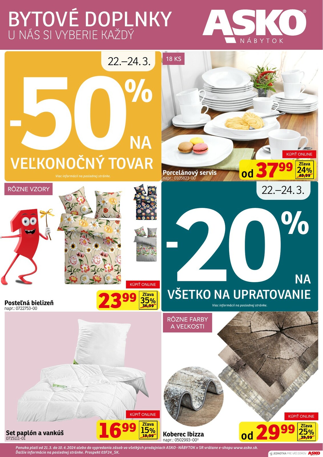ASKO NÁBYTOK - Bytové doplnky za skvelé ceny