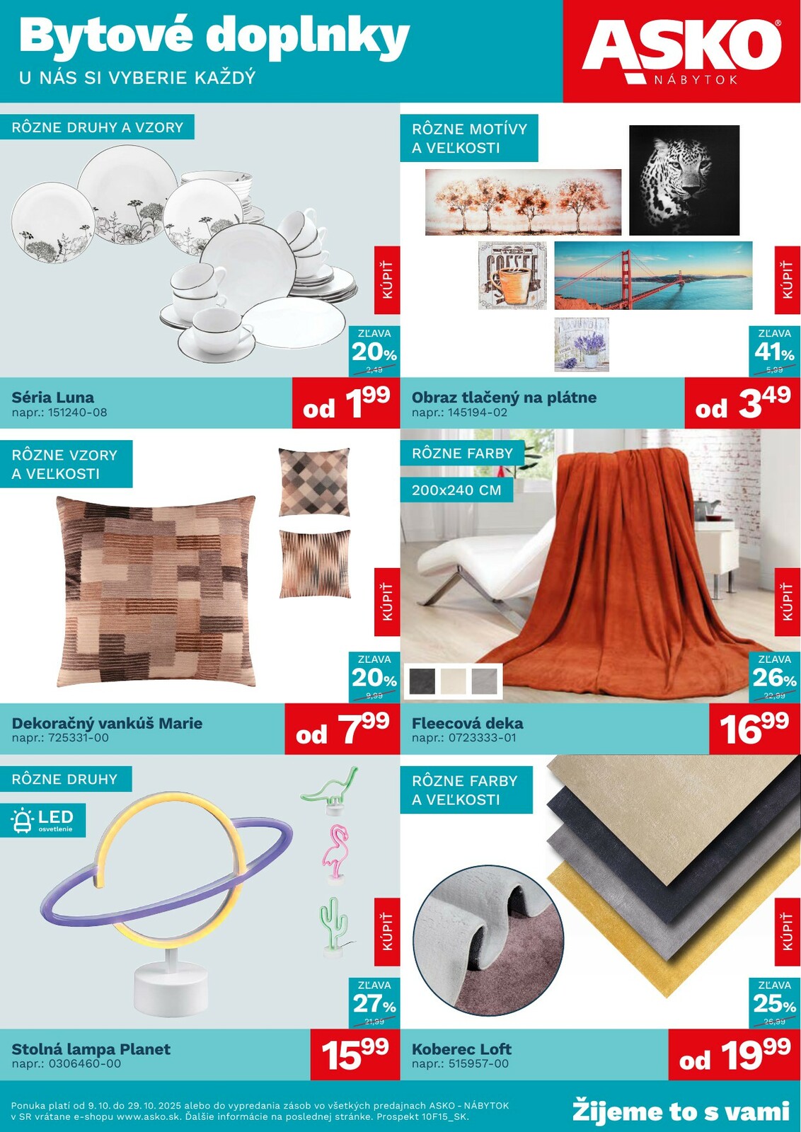 ASKO NÁBYTOK - Bytové doplnky za skvelé ceny